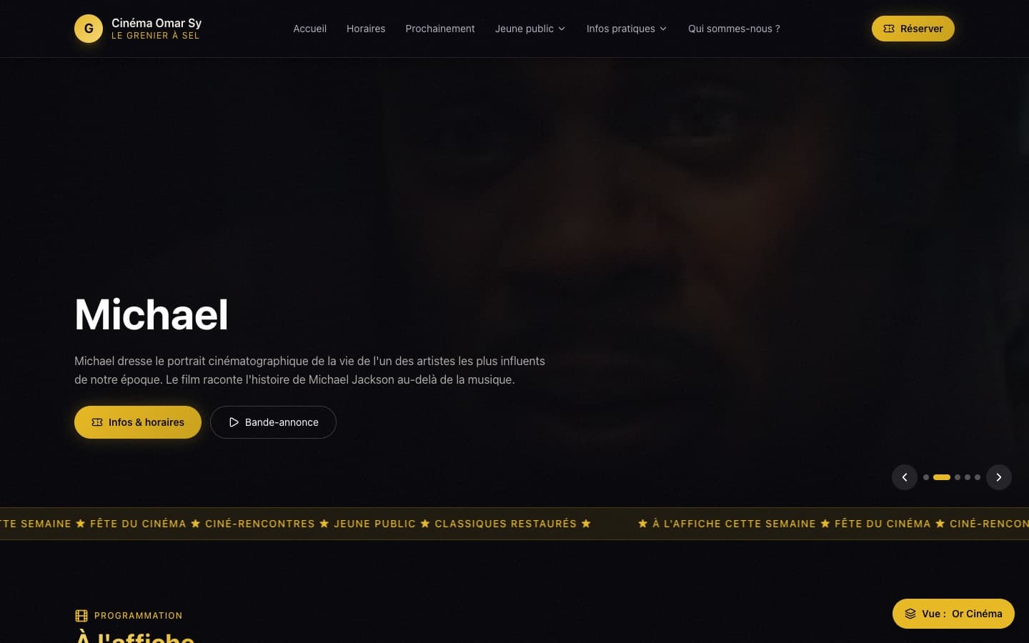 Page d'accueil — GAS — Cinéma Le Grenier à Sel